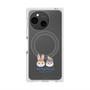 Premium Square Case with SnapMag［ Kuppyramu Friends - Logo - Nakayoshi  ］