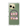 Premium Square Case with SnapMag［ Mokmokchan - Ribbons ］