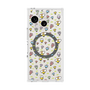 Premium Square Case with SnapMag［ Mokmokchan - Flower - All-over Pattern ］