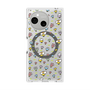 Premium Square Case with SnapMag［ Mokmokchan - Flower - All-over Pattern ］