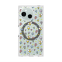Premium Square Case with SnapMag［ Mokmokchan - Flower - All-over Pattern ］