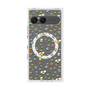 Premium Square Case with SnapMag［ Mokmokchan - Flower - All-over Pattern ］