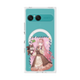 Premium Square Case with SnapMag［ Hatsune Miku × Kuppy Ramune - Megurine Luka × Ram - Full-body Illustration 1 ］