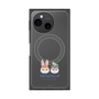 Premium Square Case with SnapMag［ Kuppyramu Friends - Logo - Nakayoshi  ］