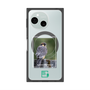 Premium Square Case with SnapMag［ Green Future Project - Aplomado Falcon ］