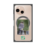 Premium Square Case with SnapMag［ Green Future Project - Aplomado Falcon ］