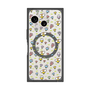 Premium Square Case with SnapMag［ Mokmokchan - Flower - All-over Pattern ］