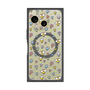 Premium Square Case with SnapMag［ Mokmokchan - Flower - All-over Pattern ］
