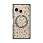 Premium Square Case with SnapMag［ Mokmokchan - Flower - All-over Pattern ］
