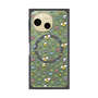 Premium Square Case with SnapMag［ Mokmokchan - Flower - All-over Pattern ］