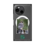 Premium Square Case with SnapMag［ Green Future Project - Aplomado Falcon ］