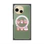 Premium Square Case with SnapMag［ Mokmokchan - Ribbons ］