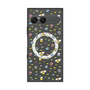 Premium Square Case with SnapMag［ Mokmokchan - Flower - All-over Pattern ］