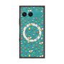 Premium Square Case with SnapMag［ Mokmokchan - Flower - All-over Pattern ］