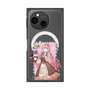 Premium Square Case with SnapMag［ Hatsune Miku × Kuppy Ramune - Megurine Luka × Ram - Full-body Illustration 1 ］