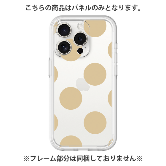 Premium Panel［ Simple Dot - Beige ］