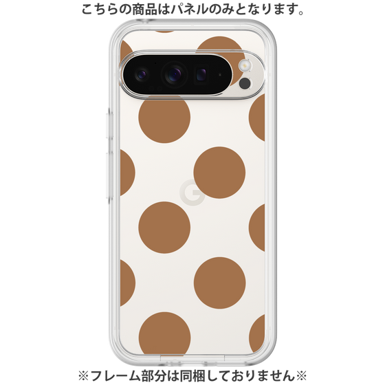 Premium Panel［ Simple Dot - Brown ］