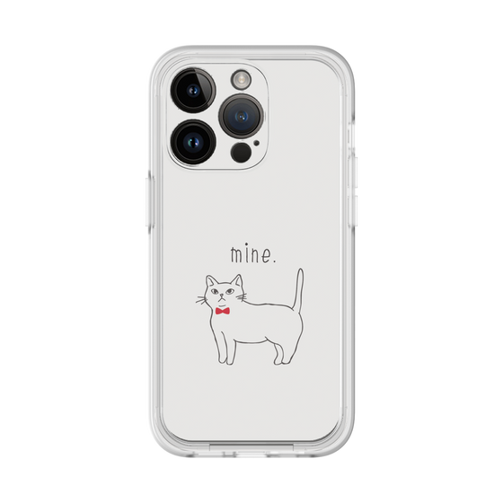 Premium Panel［ Bow Tie Cat - White ］