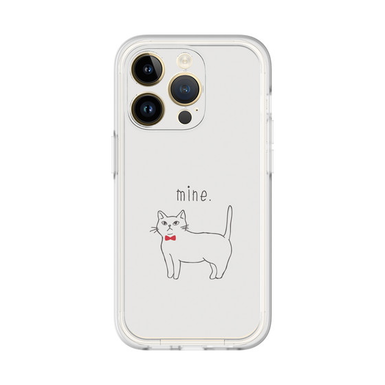 Premium Panel［ Bow Tie Cat - White ］