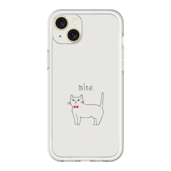 Premium Panel［ Bow Tie Cat - White ］