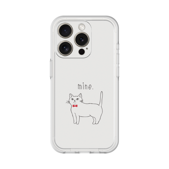 Premium Panel［ Bow Tie Cat - White ］