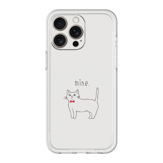 Premium Panel［ Bow Tie Cat - White ］