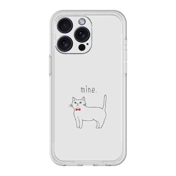 Premium Panel［ Bow Tie Cat - White ］