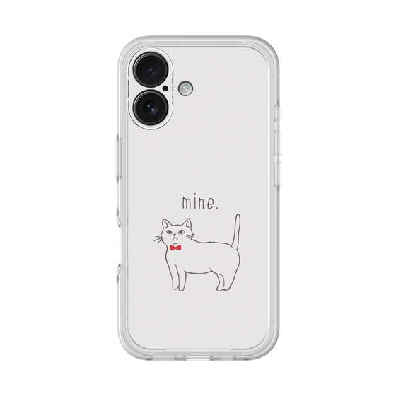 Premium Panel［ Bow Tie Cat - White ］