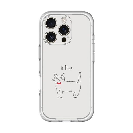 Premium Panel［ Bow Tie Cat - White ］