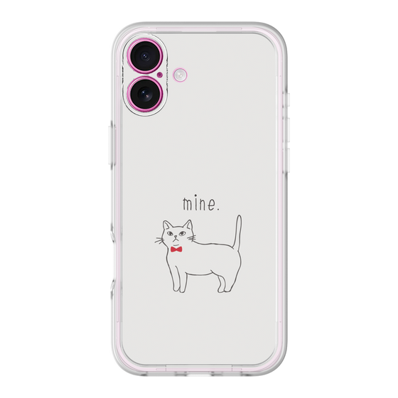 Premium Panel［ Bow Tie Cat - White ］
