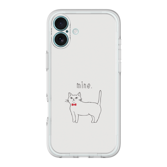 Premium Panel［ Bow Tie Cat - White ］