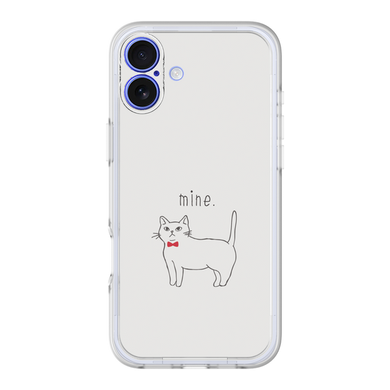 Premium Panel［ Bow Tie Cat - White ］