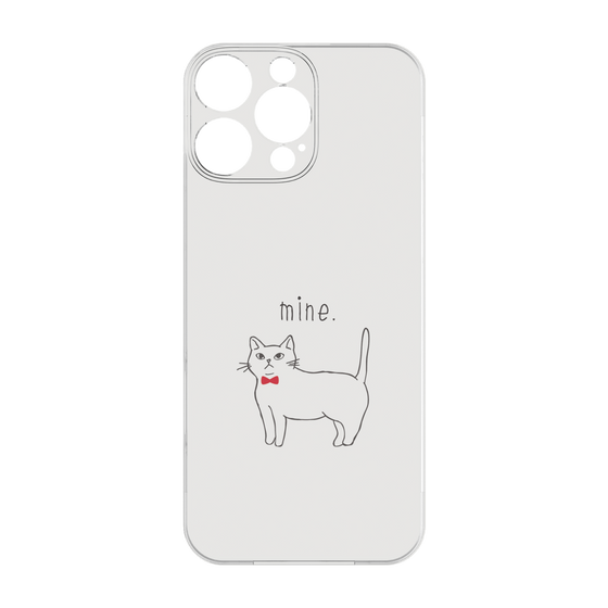 Premium Panel［ Bow Tie Cat - White ］