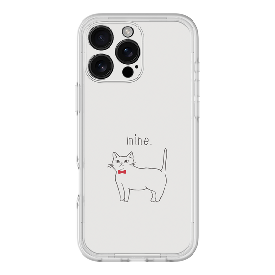 Premium Panel［ Bow Tie Cat - White ］