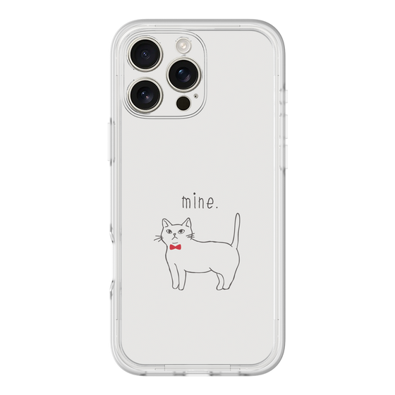 Premium Panel［ Bow Tie Cat - White ］