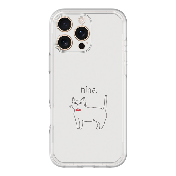 Premium Panel［ Bow Tie Cat - White ］