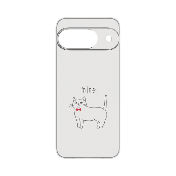 Premium Panel［ Bow Tie Cat - White ］