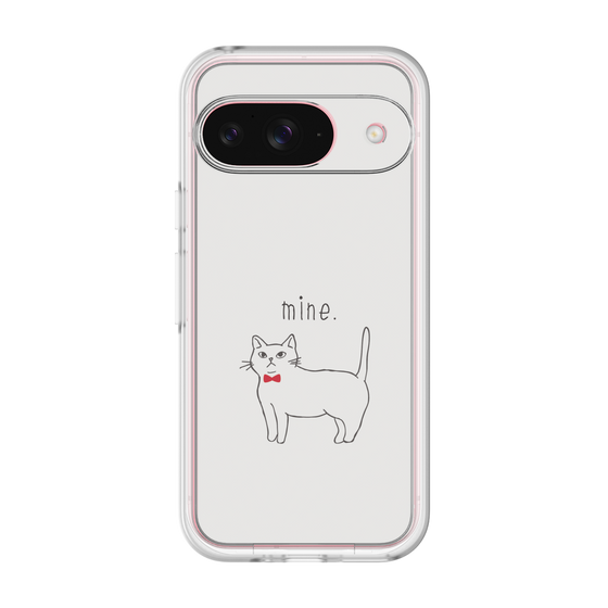 Premium Panel［ Bow Tie Cat - White ］