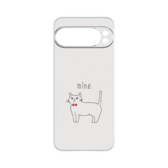 Premium Panel［ Bow Tie Cat - White ］