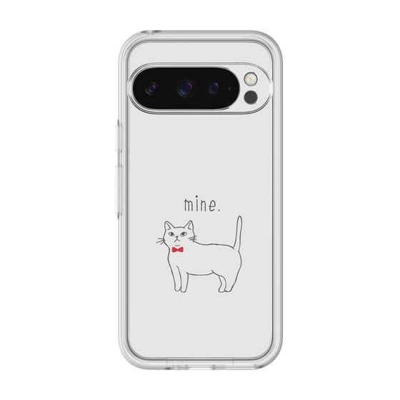 Premium Panel［ Bow Tie Cat - White ］