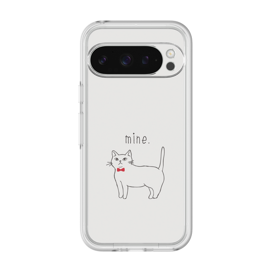 Premium Panel［ Bow Tie Cat - White ］