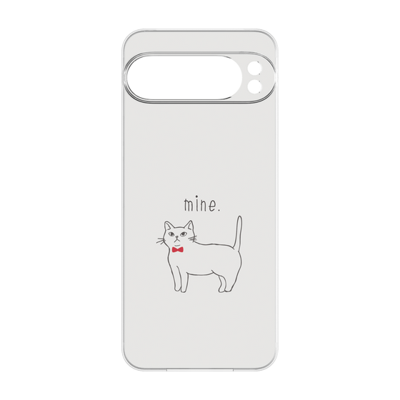 Premium Panel［ Bow Tie Cat - White ］