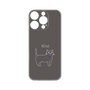Premium Panel［ Bow Tie Cat - Black ］
