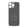 Premium Panel［ Bow Tie Cat - Black ］