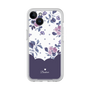 Premium Panel［ Twin Dot Flower - Navy ］