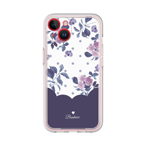 Premium Panel［ Twin Dot Flower - Navy ］