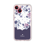 Premium Panel［ Twin Dot Flower - Navy ］