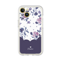 Premium Panel［ Twin Dot Flower - Navy ］