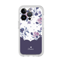 Premium Panel［ Twin Dot Flower - Navy ］
