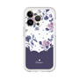 Premium Panel［ Twin Dot Flower - Navy ］